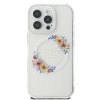 Guess GUHMP16LHFWFCT iPhone 16 Pro 6.3 przeźroczysty/transprent hardcase IML Flowers Wreath MagSafe